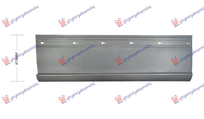 SLIDING DOOR SKIN LOWER (H: 415MM)