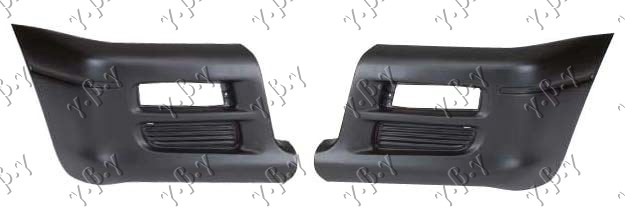 FRONT BUMPER END BLACK