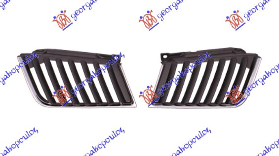 GRILLE PIECE CHROME DOUBLE CAB 4D