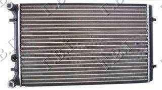 RADIATOR 1.2i 12V-1.4i 16V-1.6i 16V/1.4TDi-1.9TDi (63x41)TUBE LEFT SIDE