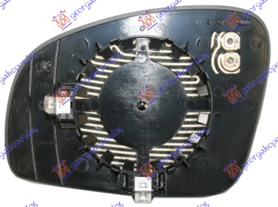 DOOR MIRROR GLASS HEATED (CONVEX GLASS)