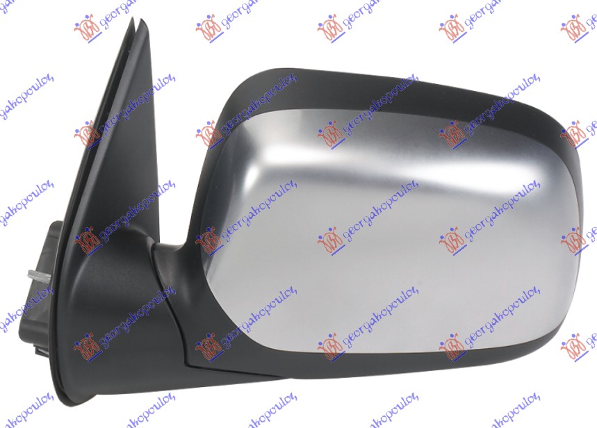 DOOR MIRROR ELECTRICAL CHROME (A QUALITY) (CONVEX GLASS)