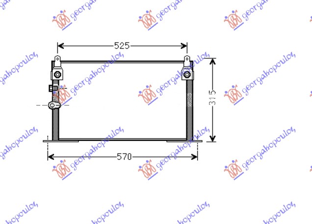 CONDENSER 2.5 TD (535x275x16)