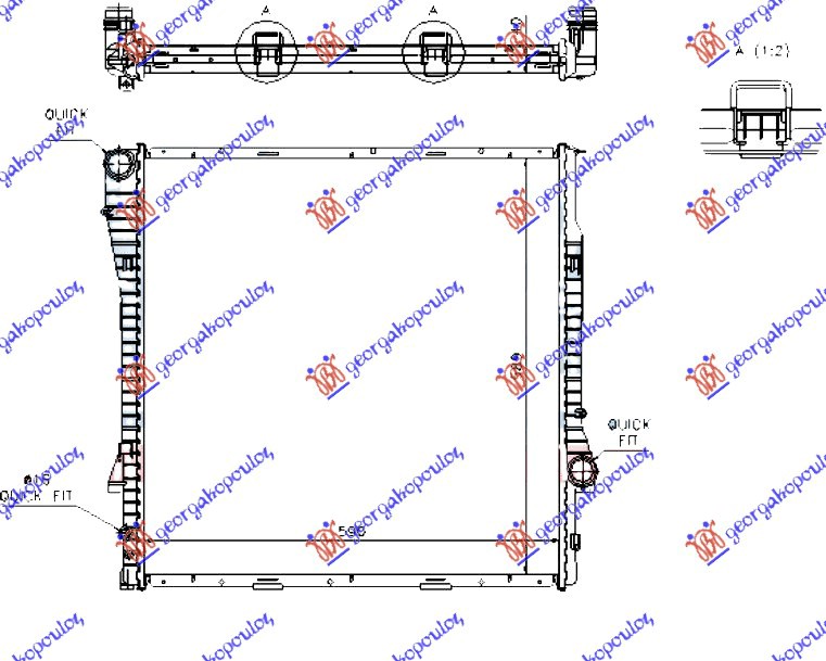 ΨΥΓΕΙΟ 4.4-4,6-4,8BZ/DIES ΑΥΤ.(59x60x4,0) (MAHLE BEHR)