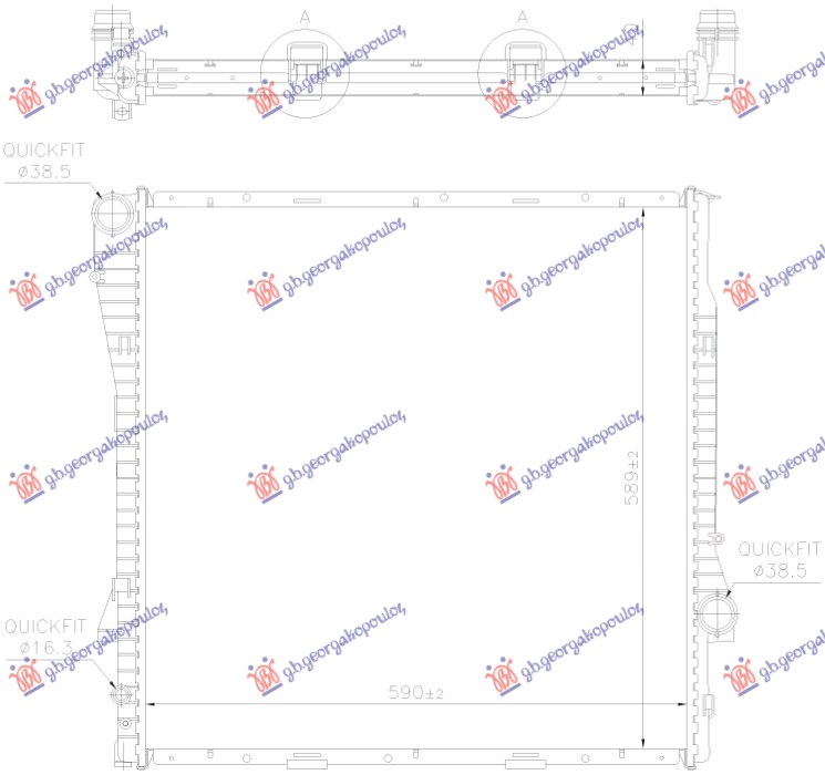 ΨΥΓΕΙΟ 4.4-4.6-4.8 BΕΝΖΙΝΗ/ΠΕΤΡΕΛΑΙΟ ΑΥΤΟΜΑΤΟ (590x600x40) (NRF)