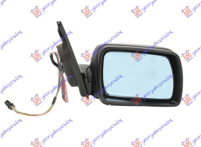DOOR MIRROR ELECTRICAL HEATED FOLDABLE (W/MEMORY) (W/FOOT LAMP) (14 PIN) (A QUALITY) (ASPHERICAL GLASS)
