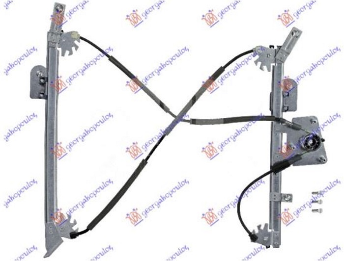 FRONT WINDOW REGULATOR ELECTRICAL 3D (W/O MOTOR)