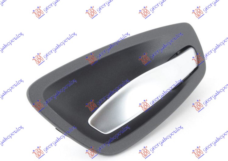 DOOR HANDLE FRONT/REAR INNER CHROME /BLACK