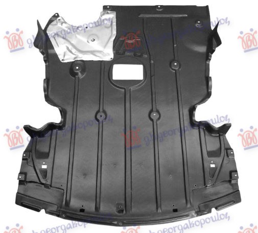 FRONT COVER ENGINE PLASTIC (MIDDLE PART) (W/ALUMINIUM PAD) (M-SPORT)