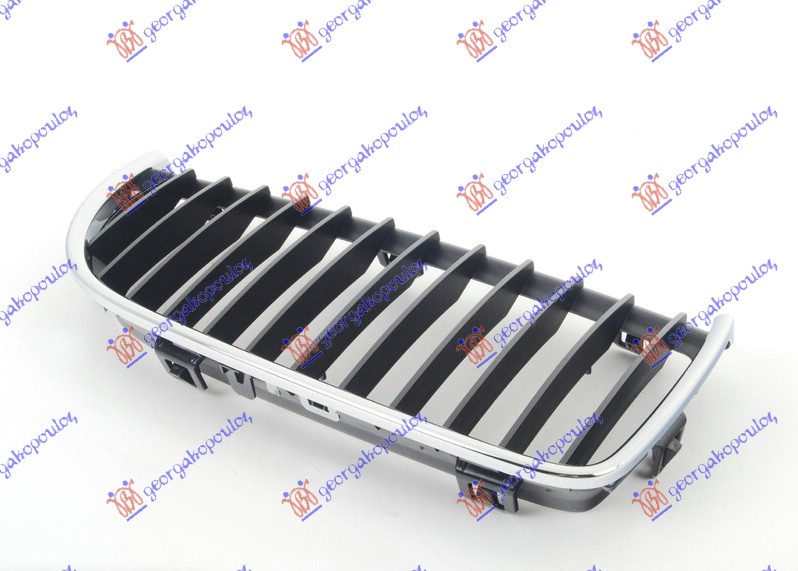 GRILLE SIDE PIECE CHROME/BLACK