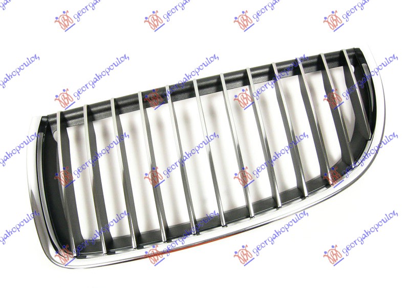 GRILLE SIDE PIECE (CHROME-CHROME/BLACK)