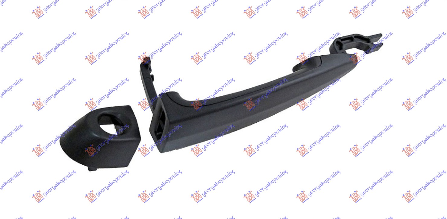 DOOR HANDLE FRONT OUTER BLACK