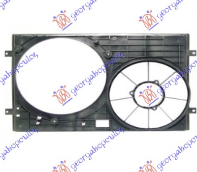 COOLING FAN SHROUD DOUBLE