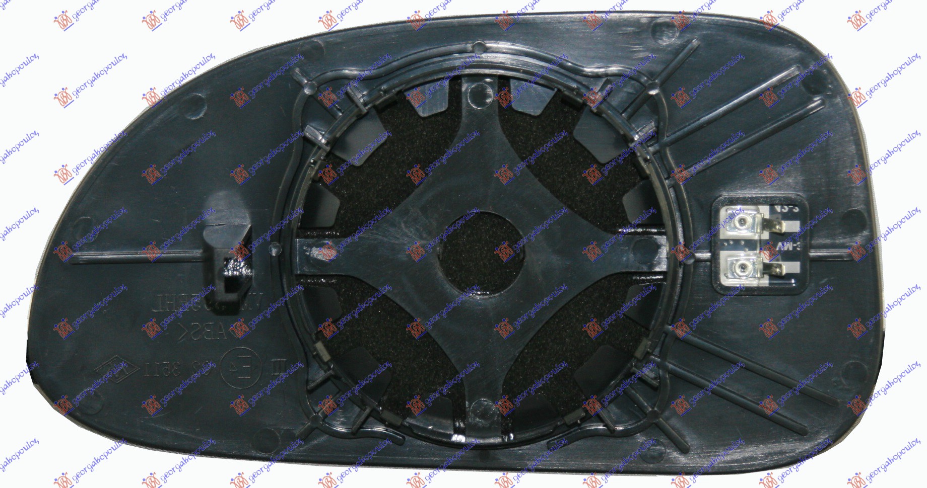 DOOR MIRROR GLASS HEATED (CONVEX GLASS)