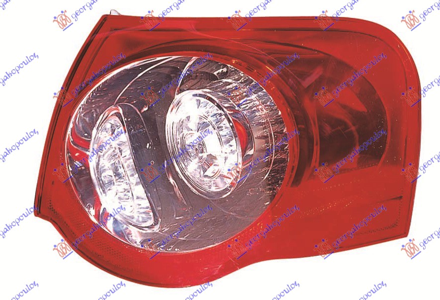 ΦΑΝΟΣ ΠΙΣΩ ΕΞΩ S.W. LED (Ε) (DEPO)