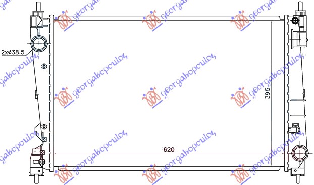 RADIATOR 1.4 TURBO (620x390) 2012-