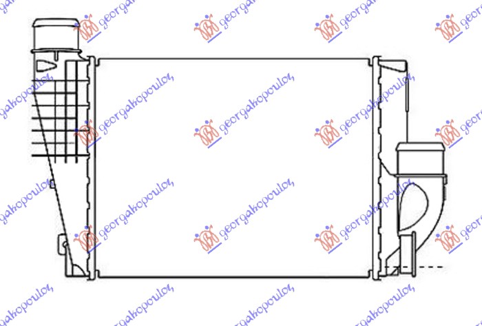 ΨΥΓΕΙΟ INTERCOOLER 1.6-2.0 HDI-BlueHDI ΠΕΤΡΕΛΑΙΟ (300x250x50) (VALEO)