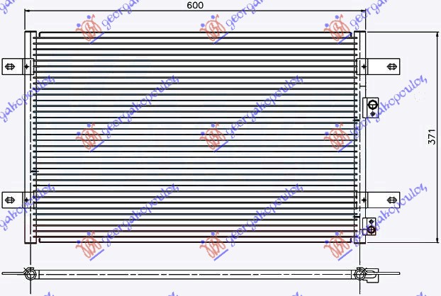 ΨΥΓΕΙΟ Α/C BEN-ΠΕΤΡ (54,5x36,8x20)96-00