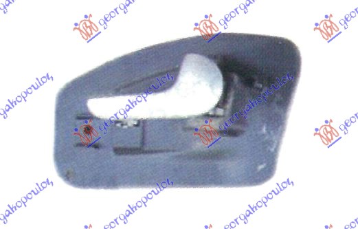 DOOR HANDLE REAR INNER SILVER