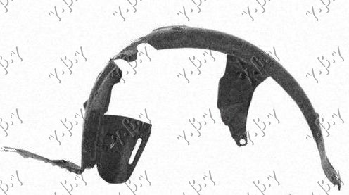 REAR FRONT INNER PLASTIC FENDER
