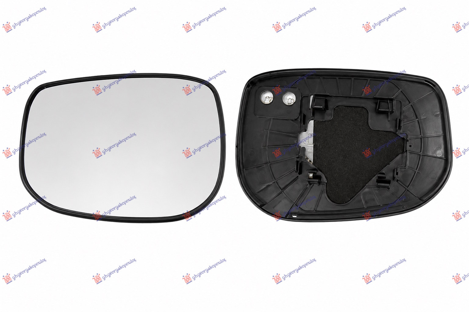 DOOR MIRROR GLASS HEATED (2 PIN) (CONVEX GLASS)
