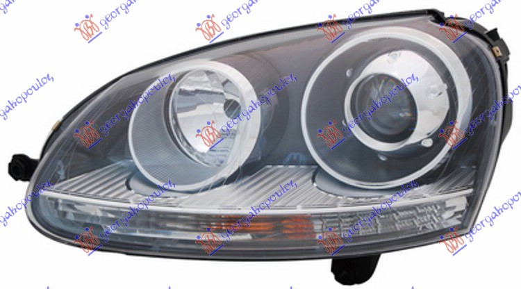 ΦΑΝΟΣ ΕΜΠΡΟΣ XENON (ΜΑΥΡΟ) GTi (Ε) (TYC)