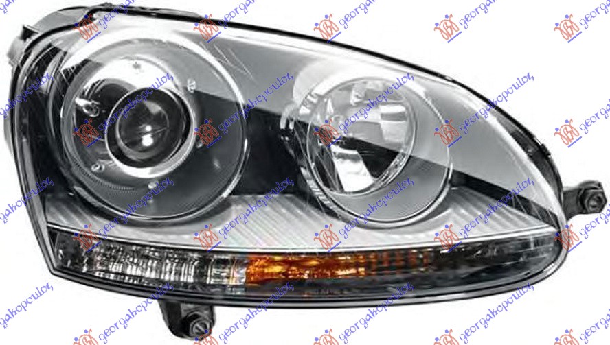 HEAD LAMP XENON (BLACK) GTi (MARELLI)