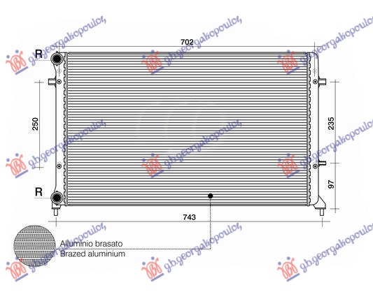 ΨΥΓΕΙΟ 1.4-1.6-2.0FSI/SDI ΜΗΧΑΝΙΚΟ/ΑΥΤΟΜΑΤΟ + A/C (650x415) (BRAZED)