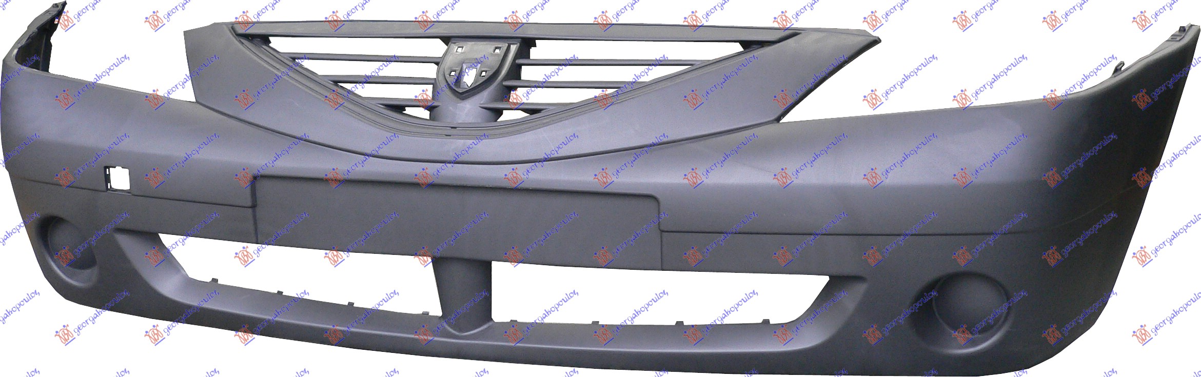 FRONT BUMPER (LOGAN) BLACK