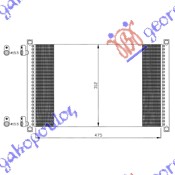 ΨΥΓΕΙΟ A/C 130 1,8i-16V-1,9D/JTD(48,8x31