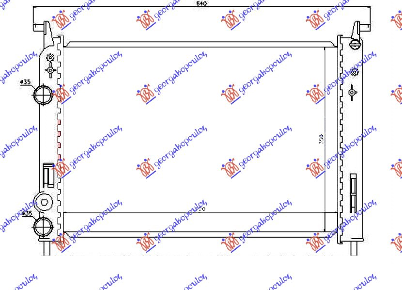 ΨΥΓΕΙΟ 1.2 ΒΕΝΖINH (519x348x26) 00- (VALEO)