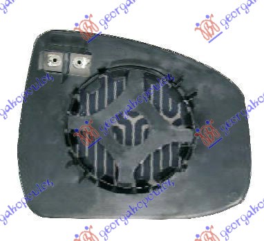 DOOR MIRROR GLASS HEATED (ASPHERICAL GLASS)