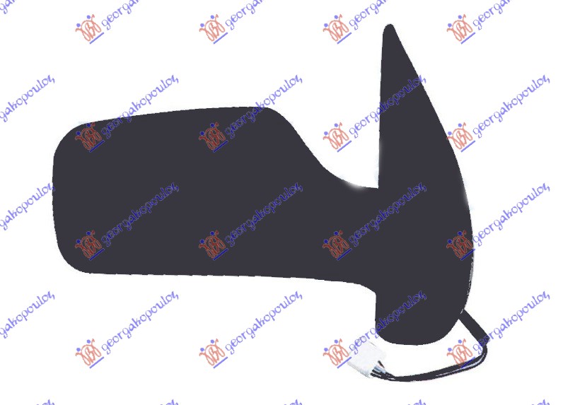 DOOR MIRROR ELECTRICAL 3D (A QUALITY) (FLAT GLASS)