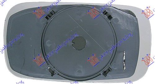 DOOR MIRROR GLASS HEATED 3/5D