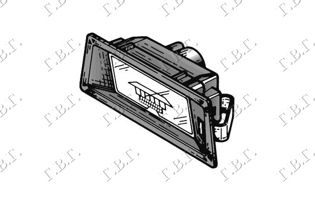 LICENCE PLATE LAMP (O)