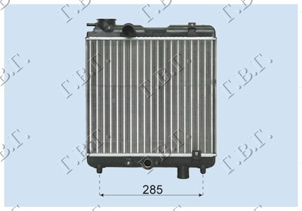 RADIATOR PETROL 900cc (310x360)
