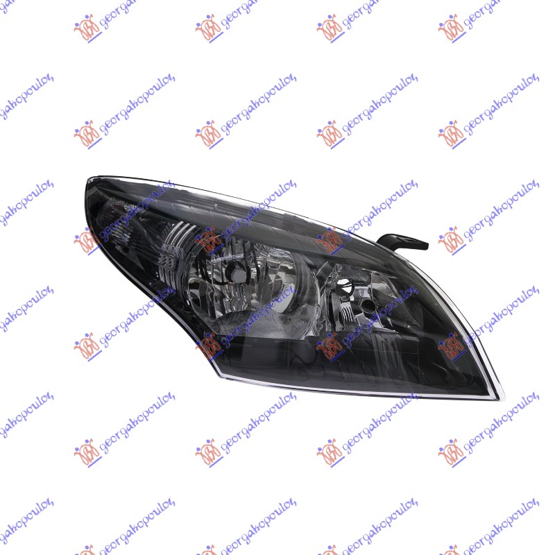 HEAD LAMP 12- BLACK (E) (W/MOTOR) (DEPO)