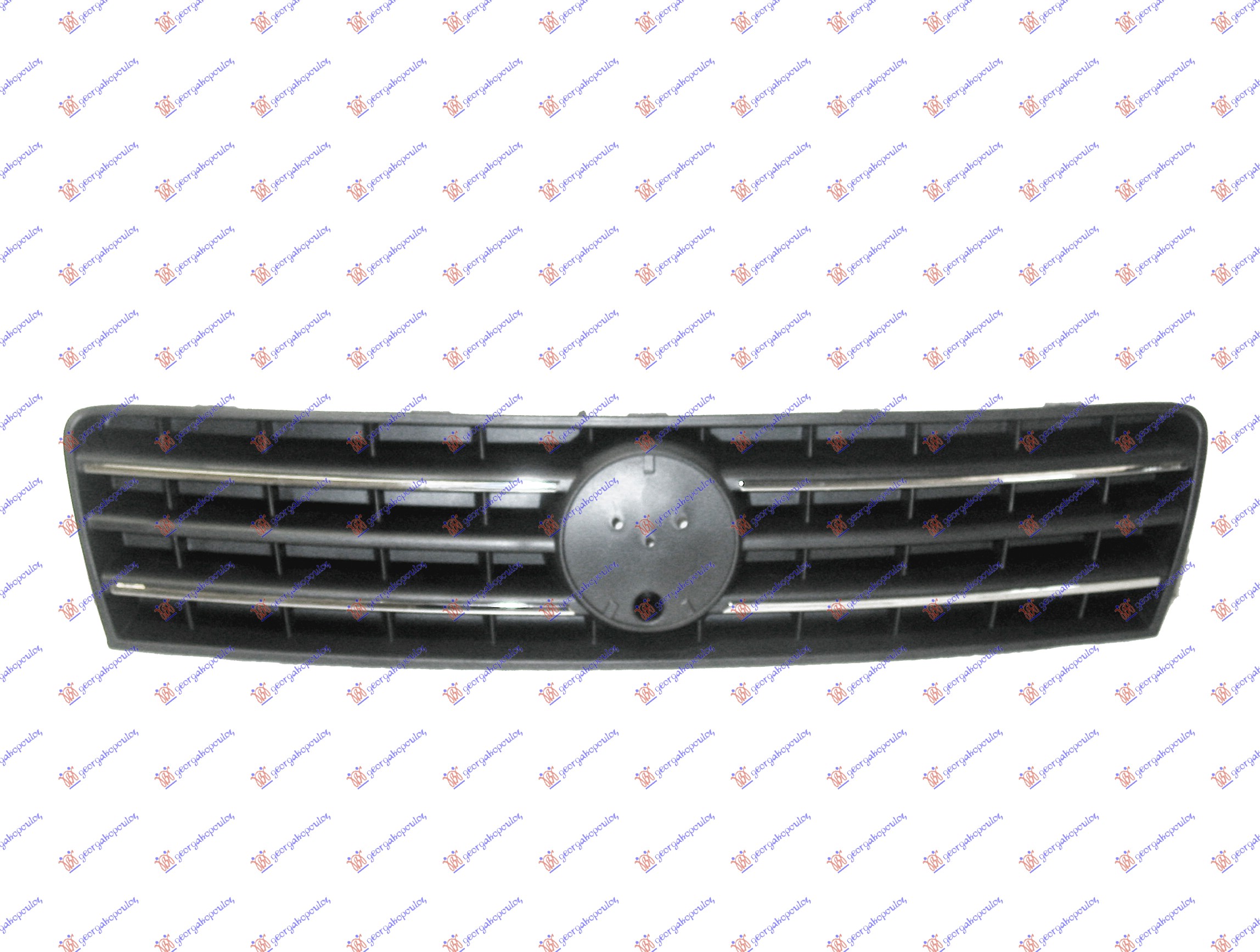 GRILLE BLACK W/CHROME -07