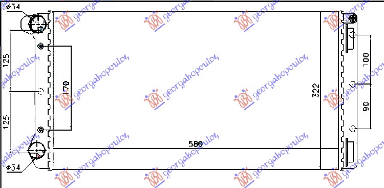 ΨΥΓΕΙΟ 1.9 JTD (58x30.8x38) ΤΥΠ. MARELLI