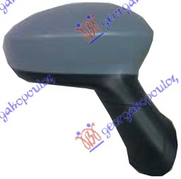 DOOR MIRROR ELECT.BLACK (CONVEX GLASS)