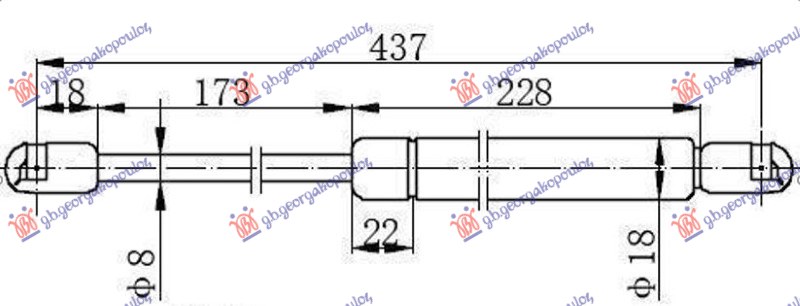 ΑΜΟΡΤΙΣΕΡ ΜΠΑΓΚΑΖ (437L-350N) (MARELLI)