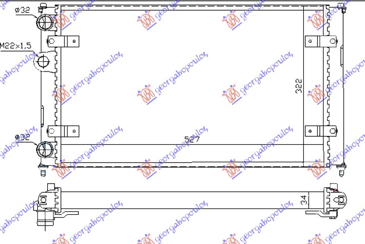 ΨΥΓ. 1.4-1.6BZ-1.7-1.9SDi -AC(52x32)(Π.O (VALEO CLASSIC)