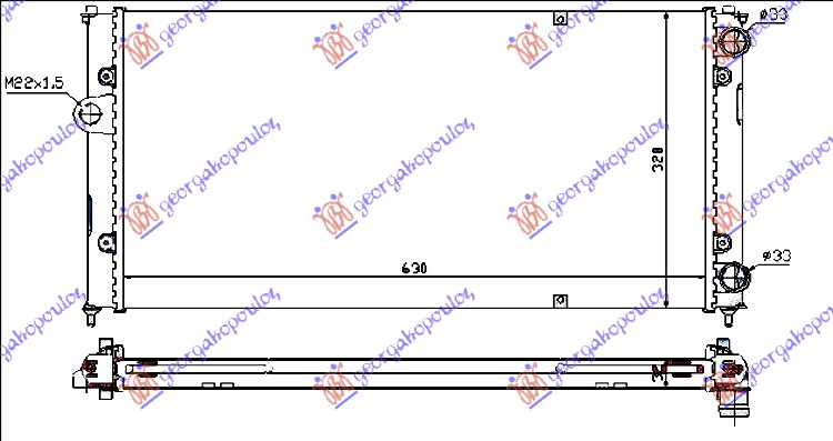 ΨΥΓ. 1.6 8V-1.8 16V-2.0 (63x32)(ΠΑΡ.Σ/Ο)