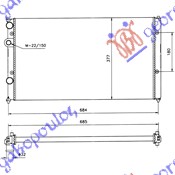 RADIATOR ALL MODEL PETROL/DIESEL + A/C (630x380)