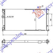 RADIATOR 2.0 PETROL-1.9 DIESEL TDi (630x320)
