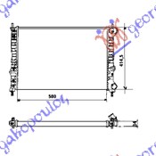 ΨΥΓΕΙΟ ΝΕΡΟΥ 1,6i-16v +A/C (58x41,5x34)