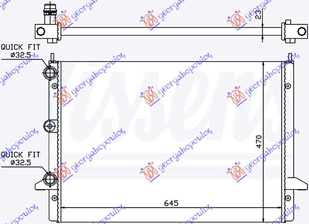 ΨΥΓΕΙΟ 2,3 i-16V (63,5x47) 00-