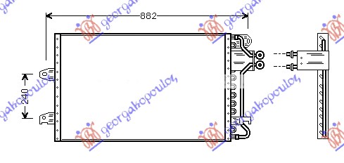 ΨΥΓΕΙΟ Α/C BEN-ΠΕΤΡ (76.2x45.8x25) 95-96