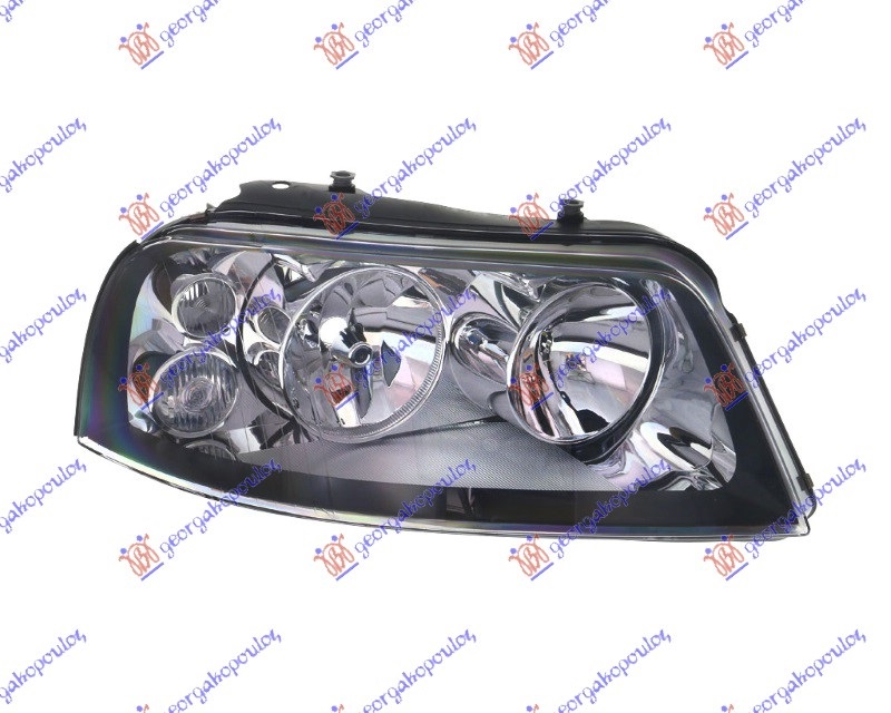 HEAD LAMP ELEC. (BLACK) 00- (E) (DEPO)