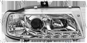 HEAD LAMP SET A5 TYPE CHROME
